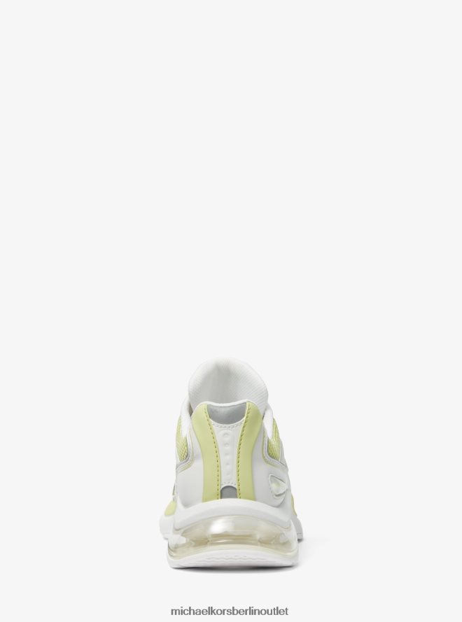 Schuhe de Michael Kors Frauen Kit Extreme Mesh- und Ledertrainer Yuzu Multi 404V221774