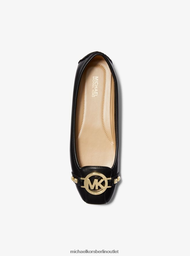 Schuhe de Michael Kors Frauen Fulton-Mokassin aus Kunstleder Schwarz 404V222266