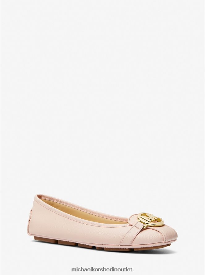 Schuhe de Michael Kors Frauen Fulton-Mokassin aus Saffiano-Kunstleder zartes Rosa 404V222265