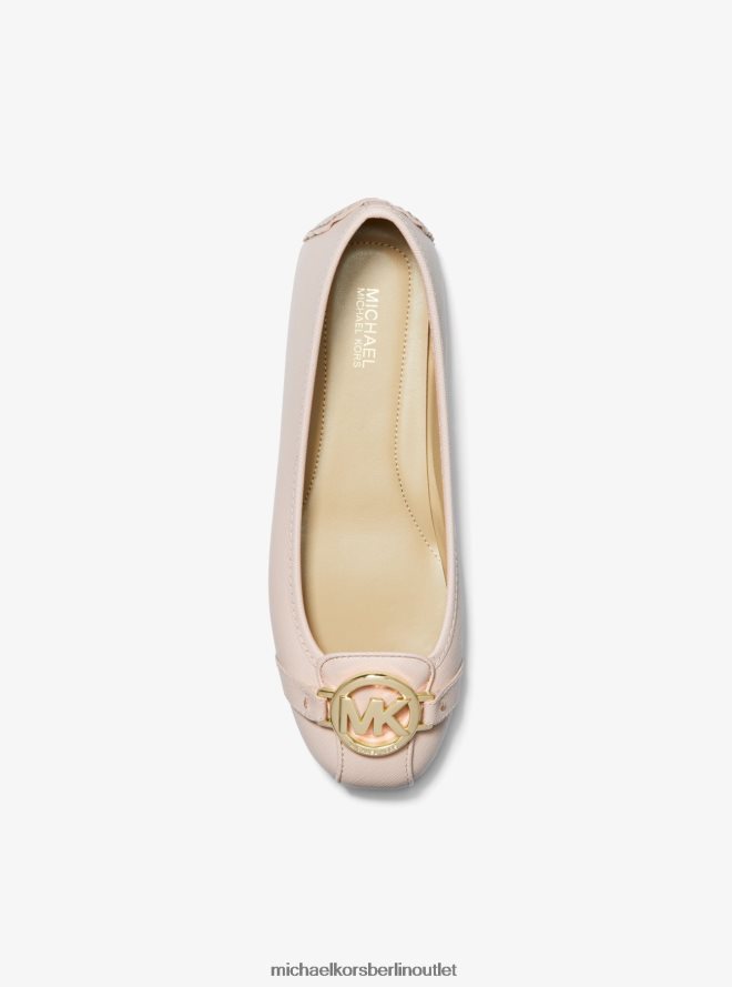Schuhe de Michael Kors Frauen Fulton-Mokassin aus Saffiano-Kunstleder zartes Rosa 404V222265