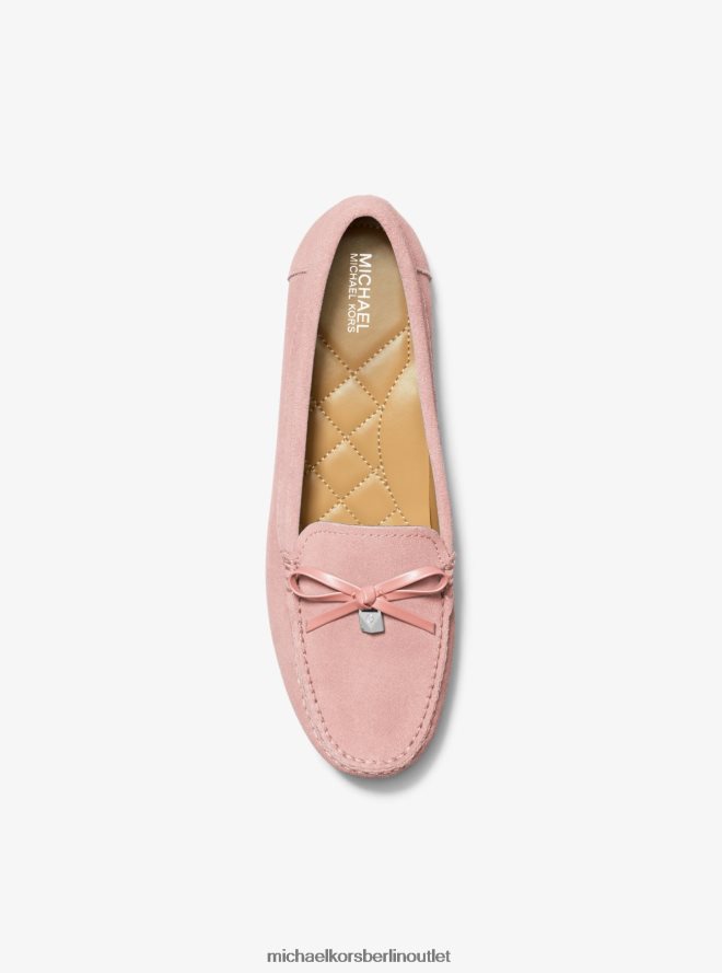 Schuhe de Michael Kors Frauen Juliette-Loafer aus Wildleder Rosa 404V222234