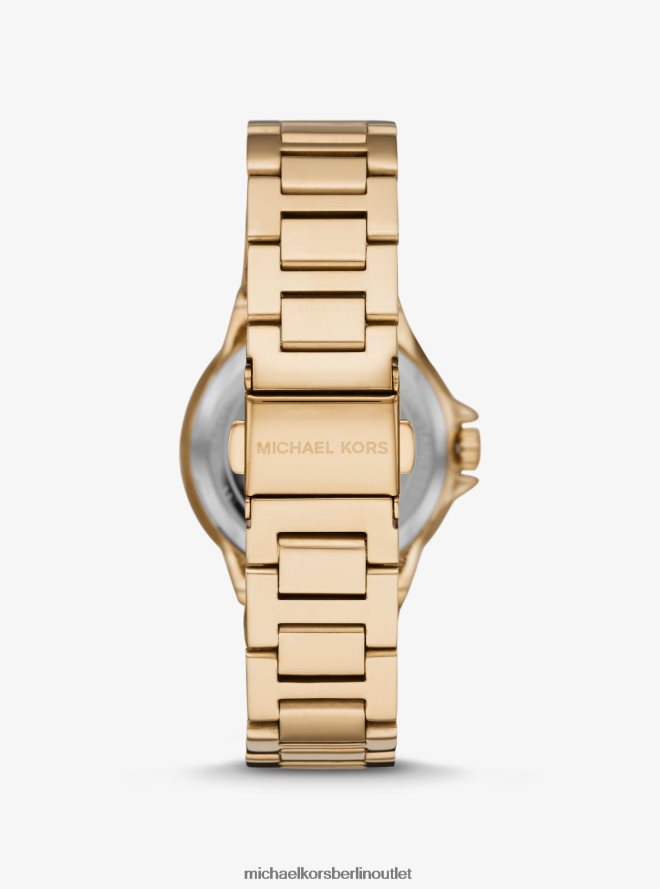 Zubehör de Michael Kors Frauen Goldfarbene Mini-Camille-Pflasteruhr Gold 404V222394