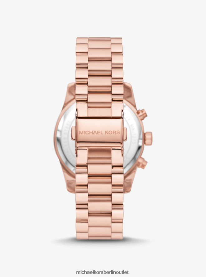 Zubehör de Michael Kors Frauen Lexington Pavé-Armbanduhr in Roségold Roségold 404V222365