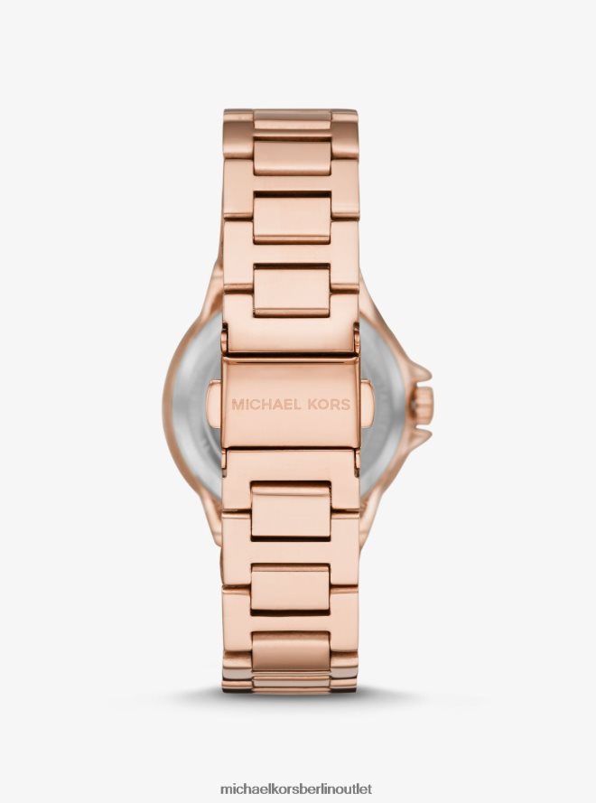 Zubehör de Michael Kors Frauen Mini-Camille-Pavé-Armbanduhr in Roségold Roségold 404V222375