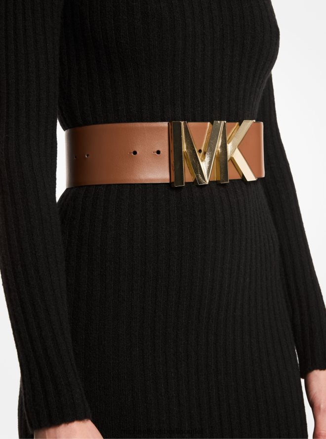 Zubehör de Michael Kors Frauen Taillengürtel aus Leder mit Logo Gepäck 404V222687