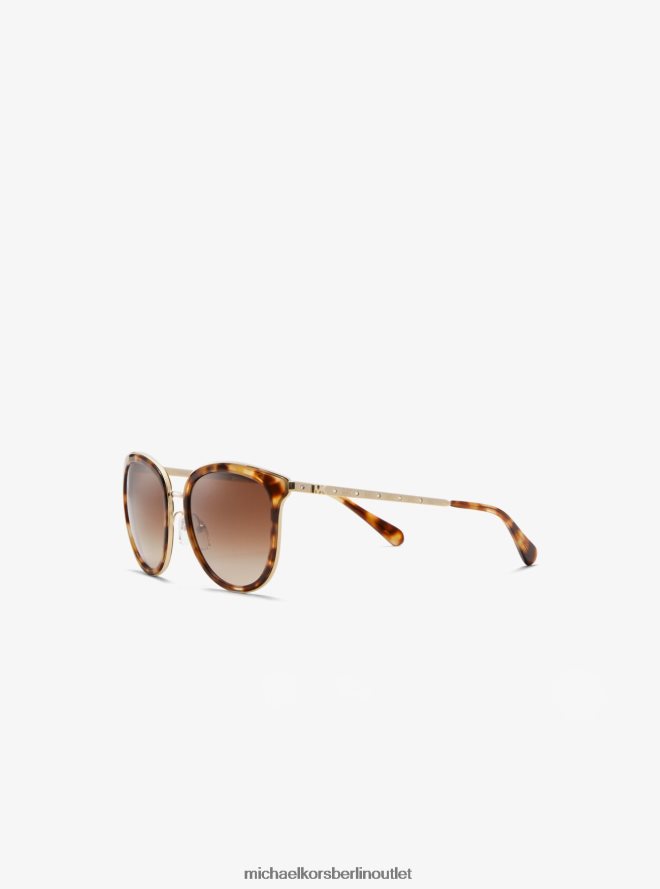 Zubehör de Michael Kors Frauen Adrianna helle Sonnenbrille Schildkröte 404V222616