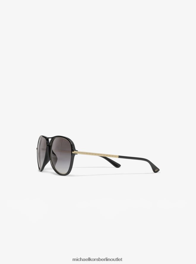 Zubehör de Michael Kors Frauen Breckenridge Sonnenbrille Schwarz 404V222606
