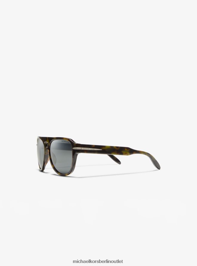 Zubehör de Michael Kors Frauen Burbank-Sonnenbrille Olive 404V222652