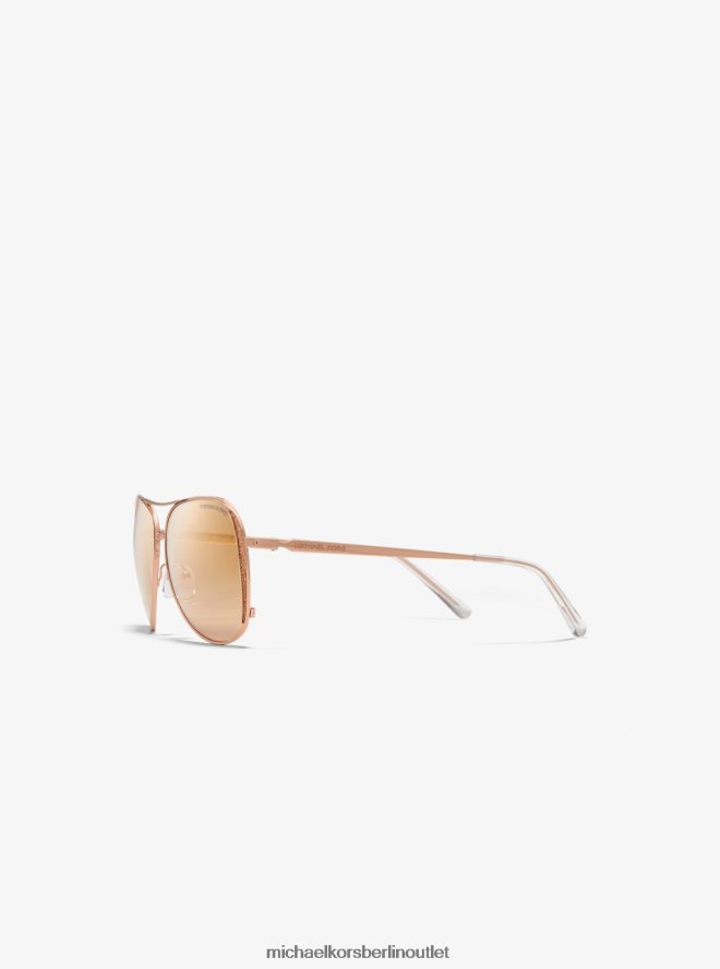 Zubehör de Michael Kors Frauen Chelsea-Glamour-Sonnenbrille Roségold 404V222627