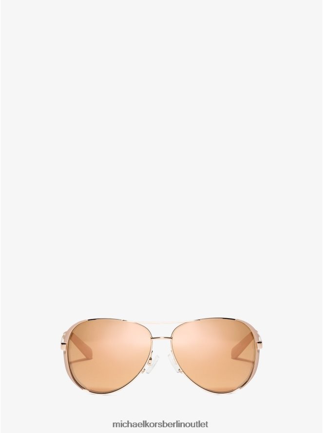 Zubehör de Michael Kors Frauen Chelsea-Sonnenbrille Roségold 404V222584