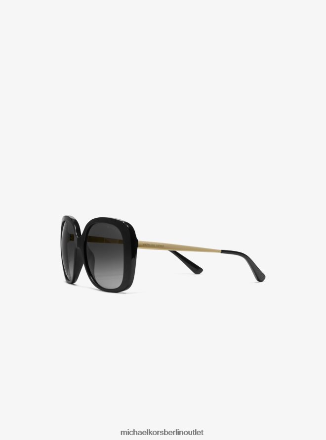Zubehör de Michael Kors Frauen Costa Brava Sonnenbrille Schwarz 404V222593