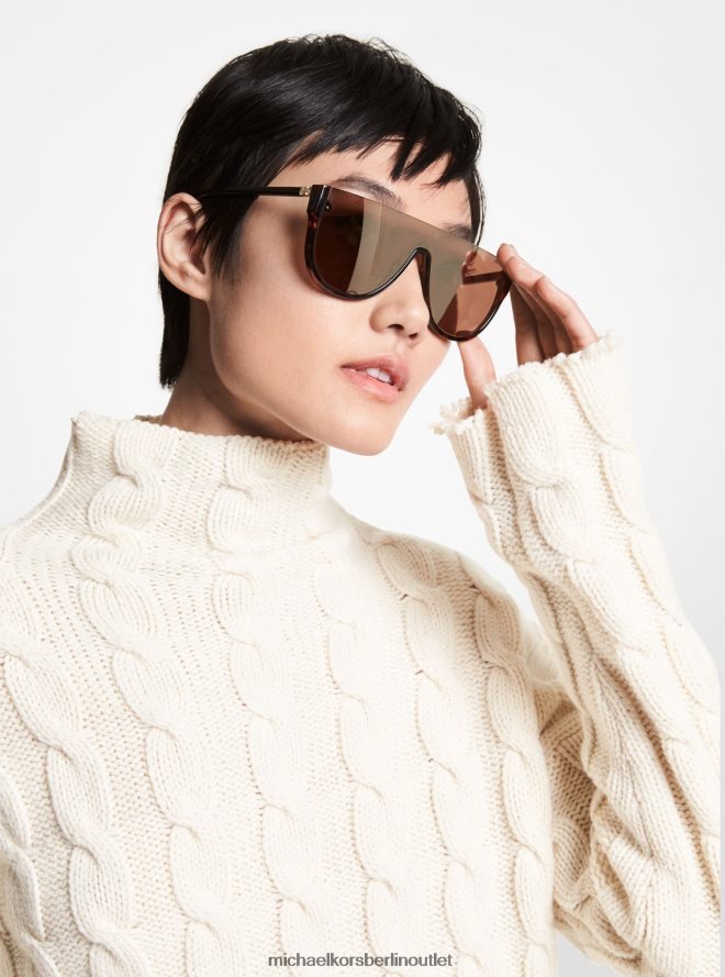 Zubehör de Michael Kors Frauen Espen-Sonnenbrille Schildkröte 404V222581