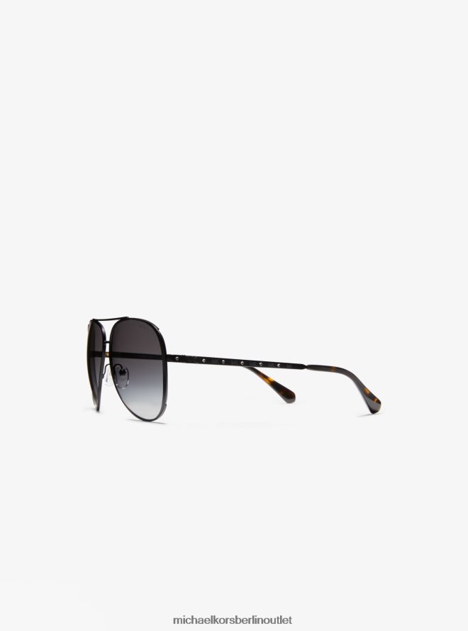 Zubehör de Michael Kors Frauen Helle Chelsea-Sonnenbrille Schwarz 404V222621