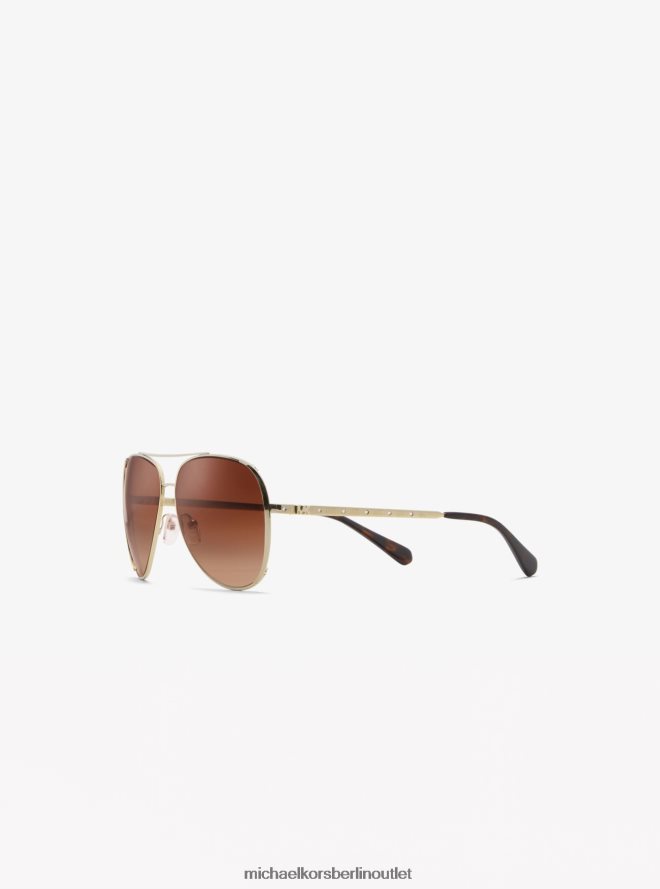 Zubehör de Michael Kors Frauen Helle Chelsea-Sonnenbrille hell Gold 404V222623