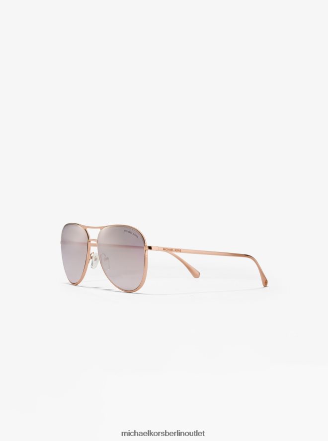 Zubehör de Michael Kors Frauen Kona-Sonnenbrille Roségold 404V222590