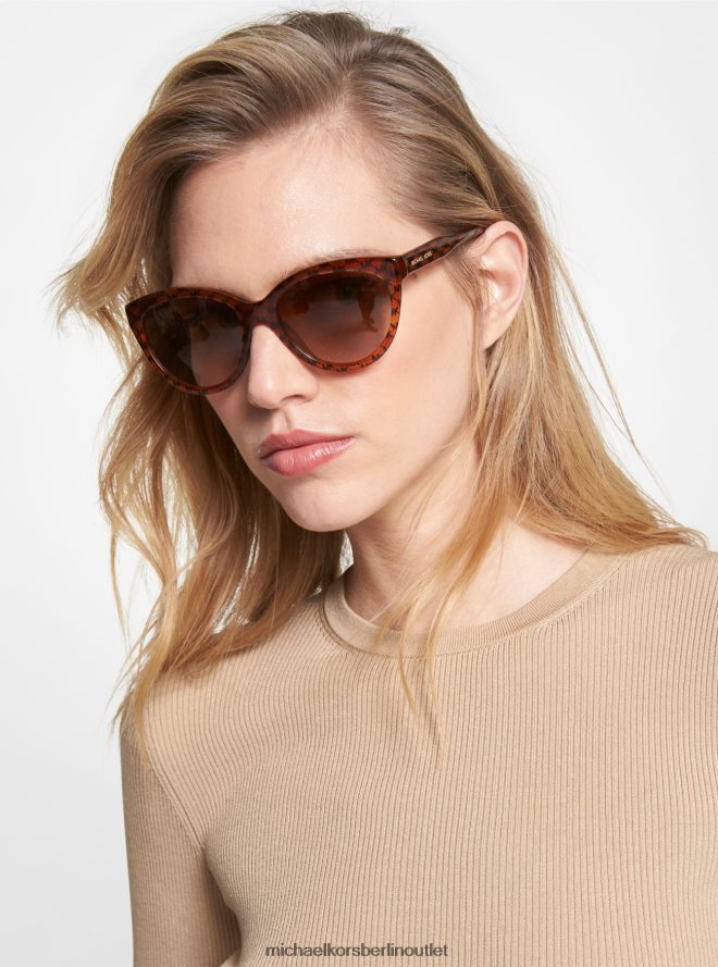 Zubehör de Michael Kors Frauen Makena-Sonnenbrille Bernstein 404V222609