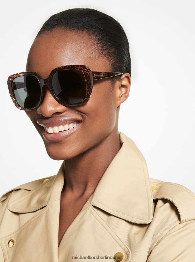 Zubehör de Michael Kors Frauen Manhasset-Sonnenbrille braun 404V222569