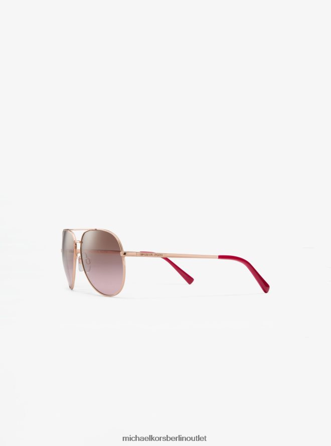 Zubehör de Michael Kors Frauen Rodinara-Sonnenbrille Roségold/Kobalt 404V222671