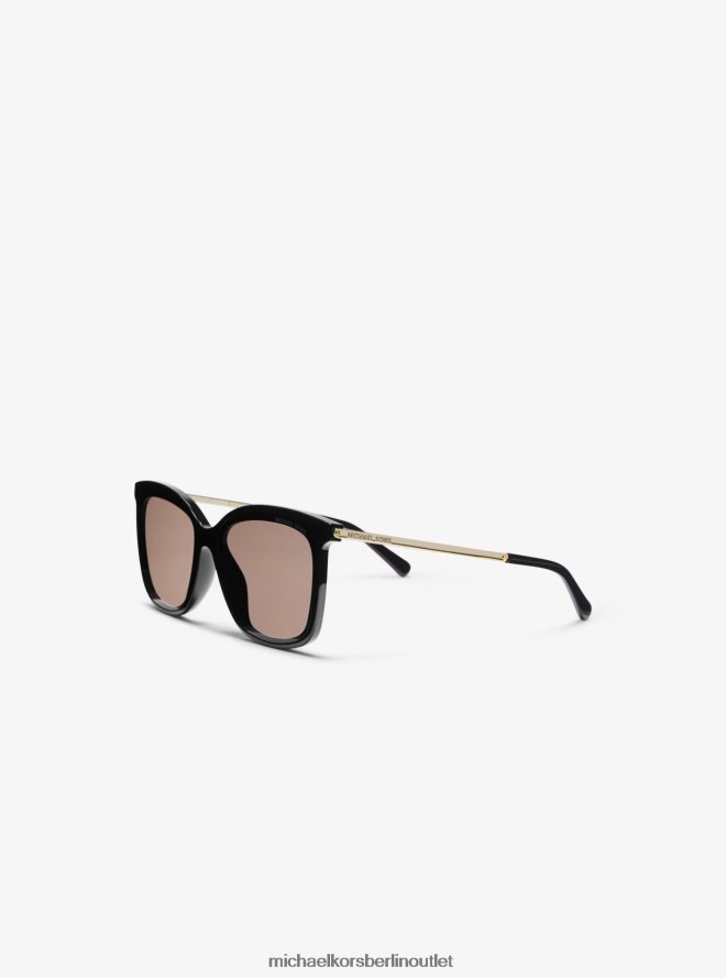 Zubehör de Michael Kors Frauen Zermatt Sonnenbrille Schwarz 404V222674