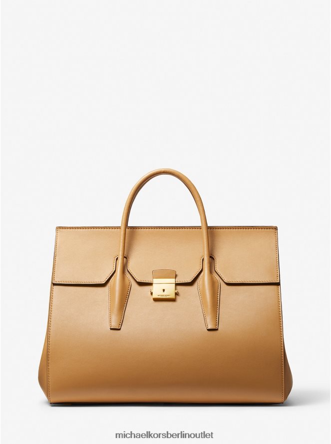 Zubehör de Michael Kors Frauen Weekender-Tasche aus Leder aus der Campbell-Kollektion Kamel 404V223796
