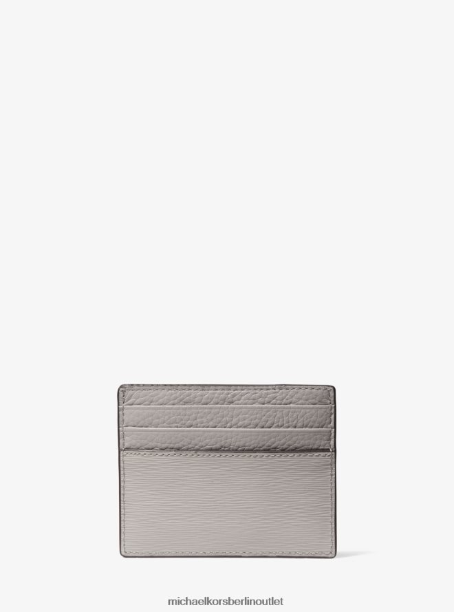 Zubehör de Michael Kors Männer Hudson-Kartenetui aus Leder perlgrau 404V223262