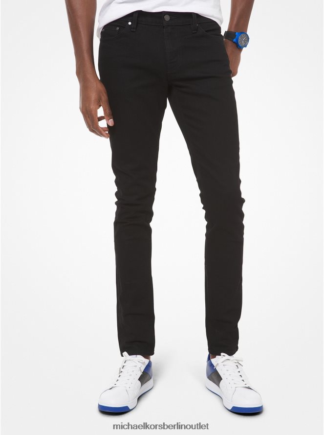 Kleidung de Michael Kors Männer Slim-Fit-Jeans aus Stretch-Baumwolle Schwarz 404V223078