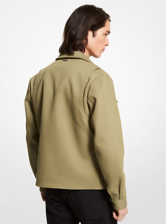 Kleidung de Michael Kors Männer Feldjacke aus Twill rauchige Olive 404V222835