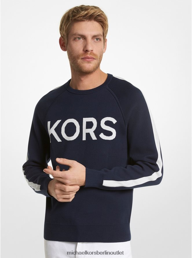 Kleidung de Michael Kors Männer Pullover aus Baumwollmischung von Kors Mitternacht 404V223040