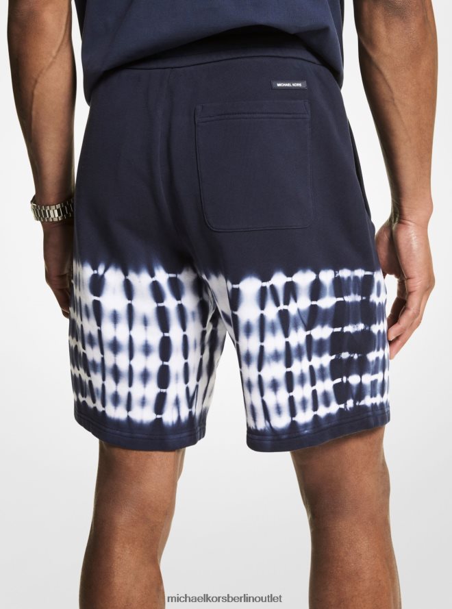 Kleidung de Michael Kors Männer Shorts aus Baumwolle mit Batikmuster Mitternacht 404V223156