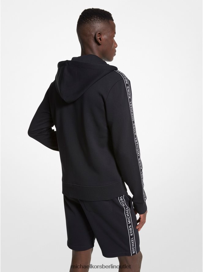 Kleidung de Michael Kors Männer Shorts aus Baumwollmischung mit Logoband Schwarz 404V223151