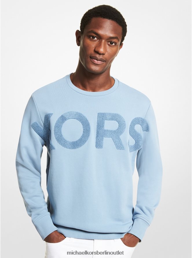 Kleidung de Michael Kors Männer Kors Baumwoll-Sweatshirt Chambray 404V223013