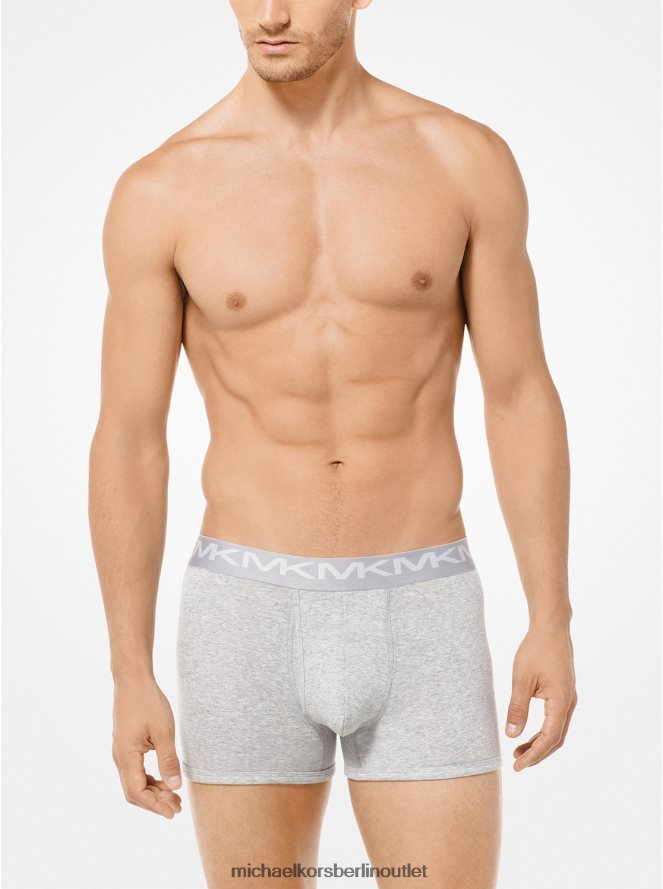 Kleidung de Michael Kors Männer 3er-Pack Boxershorts aus Baumwolle Heidekraut 404V223172