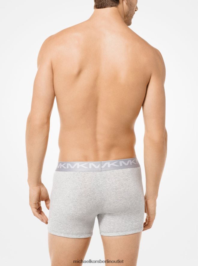 Kleidung de Michael Kors Männer 3er-Pack Boxershorts aus Baumwolle Heidekraut 404V223172