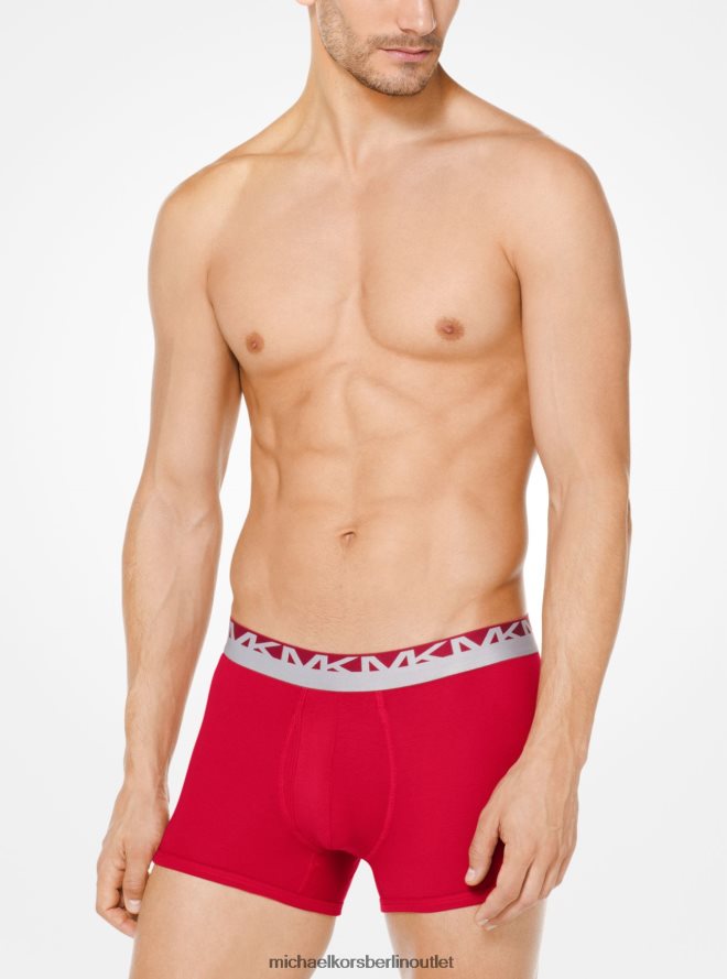 Kleidung de Michael Kors Männer 3er-Pack Boxershorts aus Baumwolle Heidekraut 404V223172