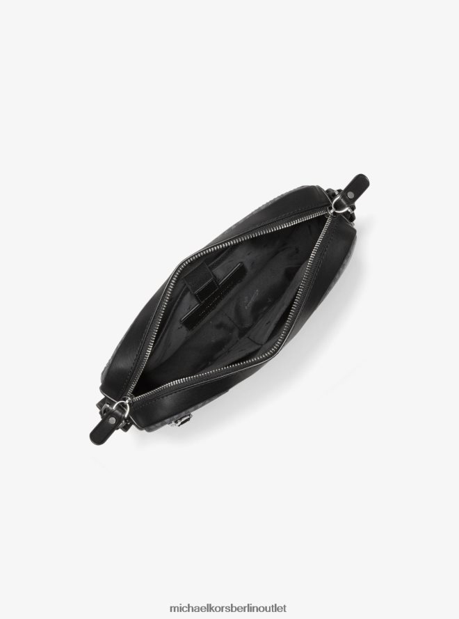 Zubehör de Michael Kors Männer Kameratasche mit Hudson-Logostreifen Hellrot 404V223188