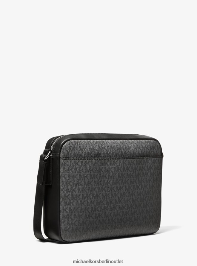 Zubehör de Michael Kors Männer Kameratasche mit Hudson-Logostreifen Hellrot 404V223188