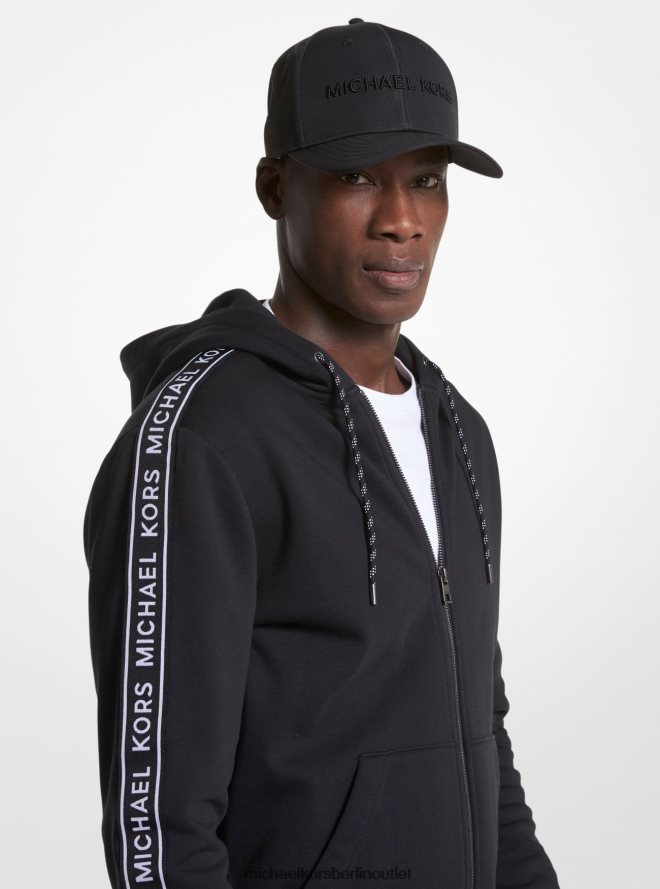 Zubehör de Michael Kors Männer bestickte Baseballmütze Schwarz 404V223370