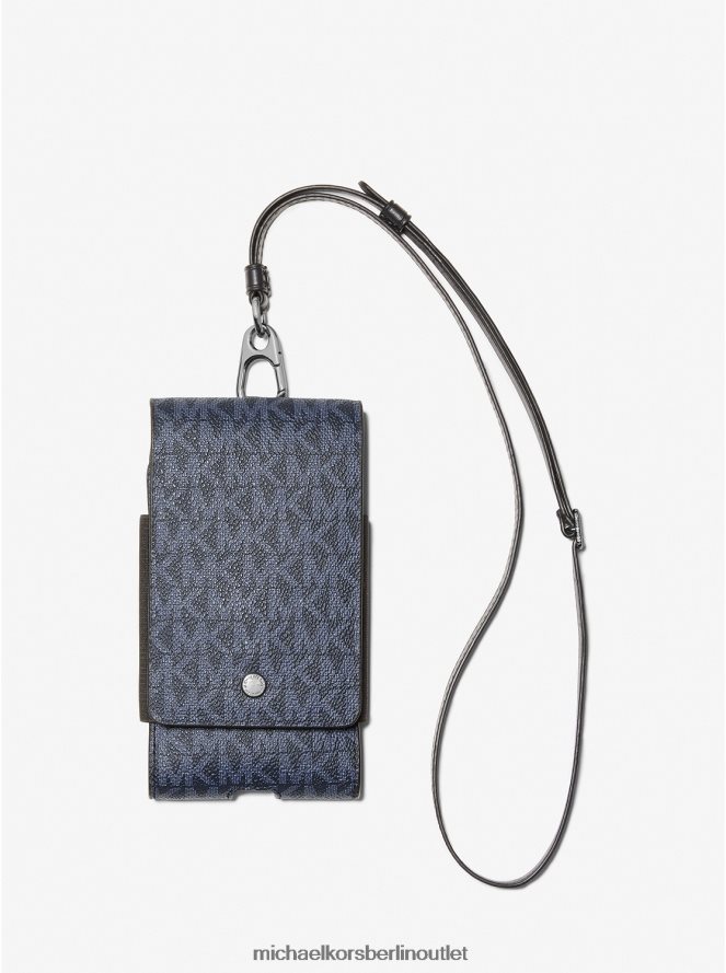 Zubehör de Michael Kors Männer Logo-Smartphone-Schlüsselband admrl/plblue 404V223359