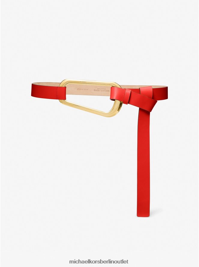 Zubehör de Michael Kors unisex Kollektion Angelina Ledergürtel Mohn 404V223882