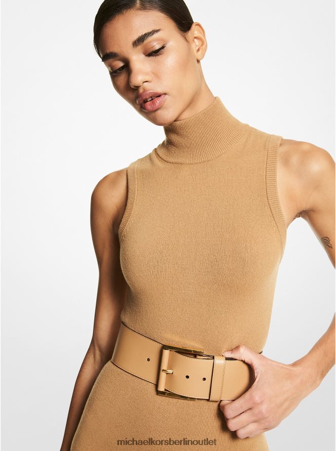 Zubehör de Michael Kors unisex Kollektion Leder-Taillengürtel Kamel 404V223912