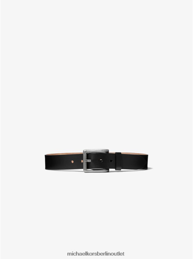 Zubehör de Michael Kors unisex Kollektion Taillengürtel aus Kalbsleder Schwarz 404V223910