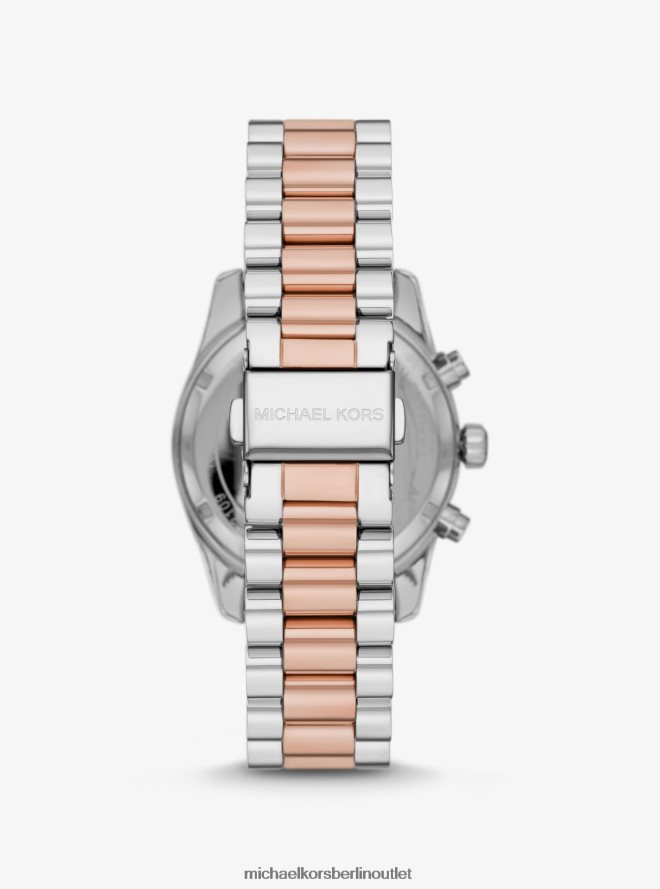 Zubehör de Michael Kors unisex Lexington zweifarbige Uhr zweifarbig 404V223972