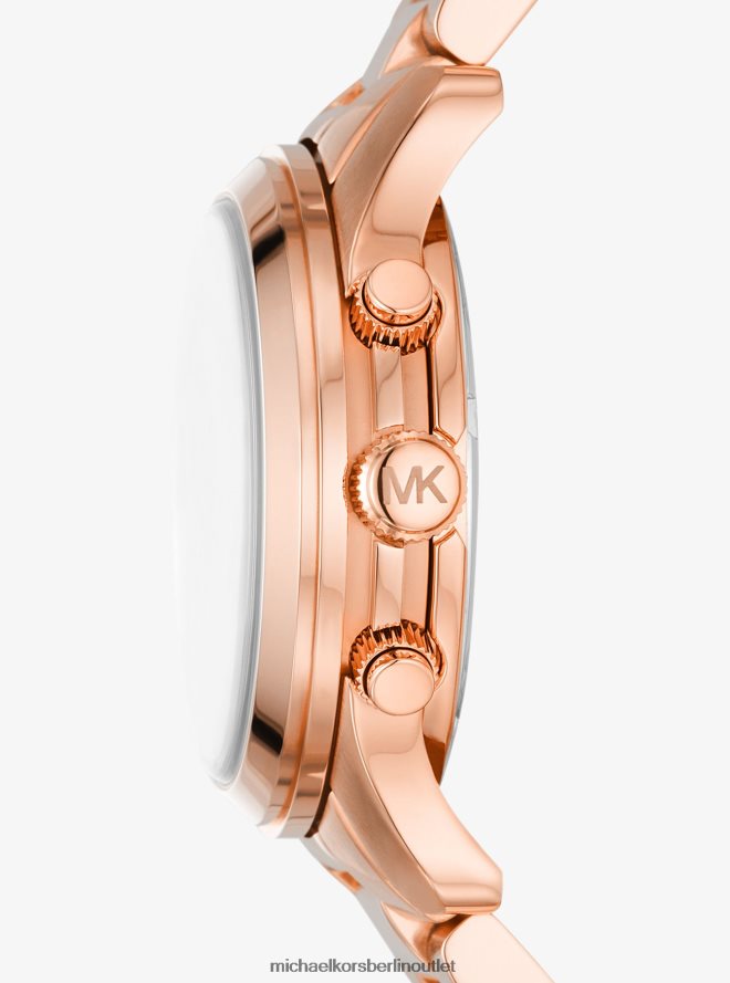 Zubehör de Michael Kors unisex Roségoldfarbene Runway-Armbanduhr Roségold 404V223950