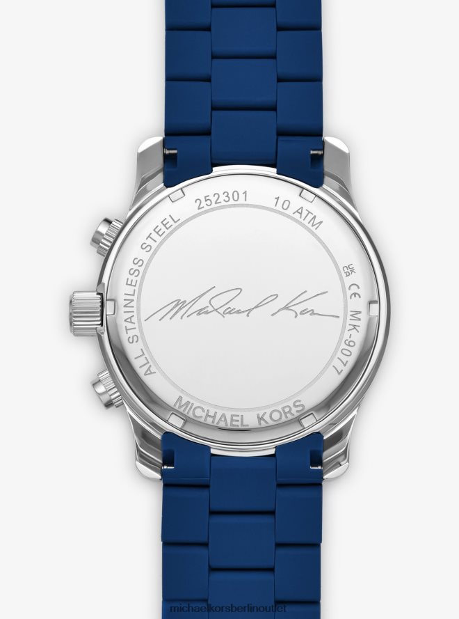 Zubehör de Michael Kors unisex Übergroße, marineblaue Laufsteguhr Marine 404V223963